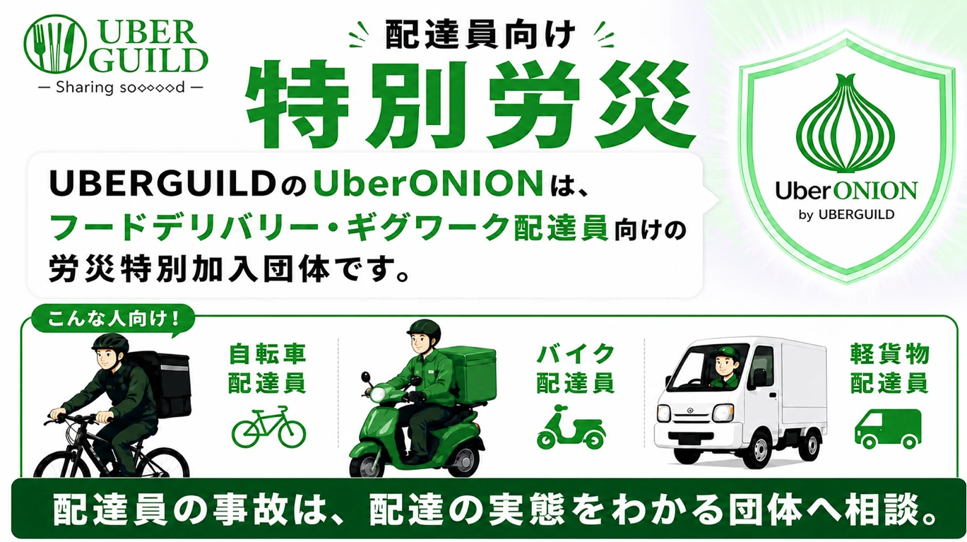 配達員の事故は配達の実態を理解する団体へ相談することを伝える見出し画像